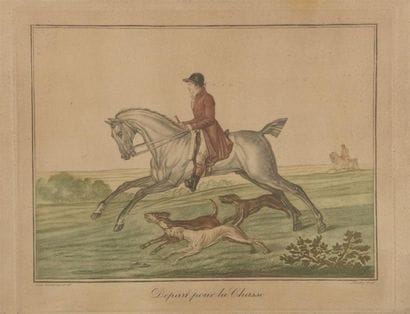 D'après Carl Vernet
Chasse au renard
Départ...