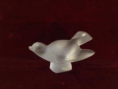 LALIQUE FRANCE - Oiseau en cristal 