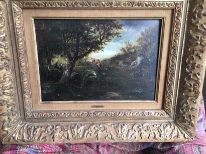 F A Ortmans (1826-1884)
Chasse à coure en...