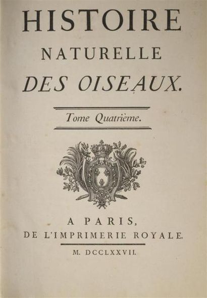 Buffon
Un tome des Oiseaux avec les planches...