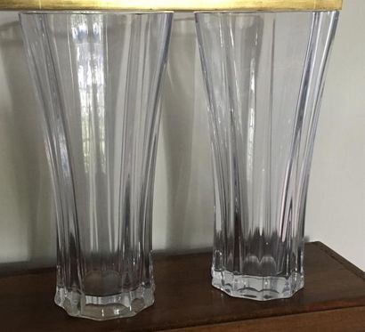 DAUM - Paire de grands vases 