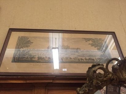 Ecole française 
Château de Chambord
Gravure...