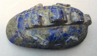 Vase couvert en lapis lazuli
Chine, XIXe,...