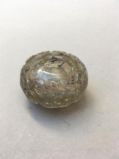 PETIT RINCE PINCEAUX en verre teinté de couleurs...