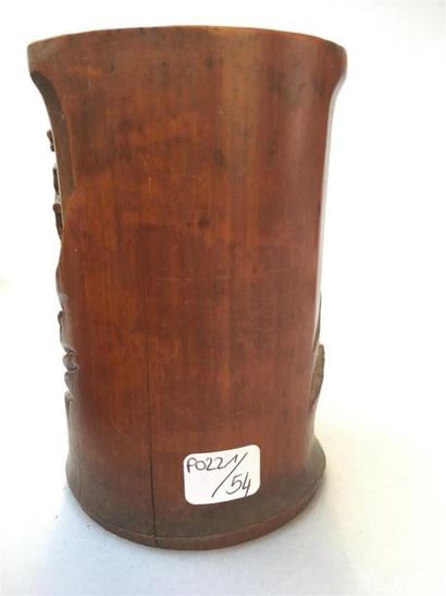 POT A PINCEAUX en bambou sculpté
Chine, XIXe...