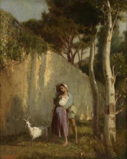 Pierre GRIVOLAS (1823-1906)
Femme à la biquette
Huile...