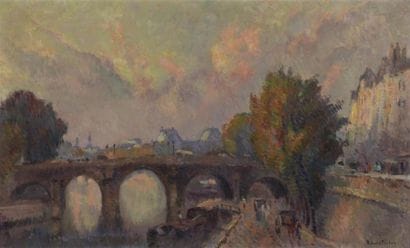 Robert Antoine PINCHON (1886-1943)
Le Pont...