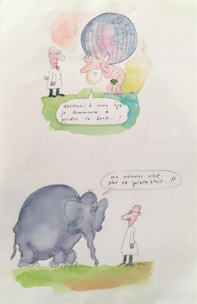 Fernando PUIG-ROSADO (1931-2016) 
Dessins...
