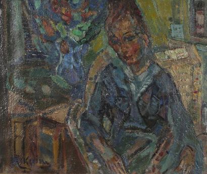 KIKOINE Michel (1892-1968)
Femme assise dans...