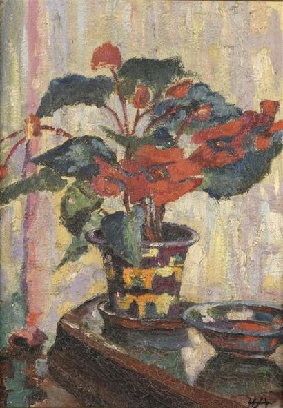 Henri AUCHERE (1908-2000)
Pot aux fleurs...