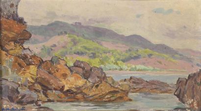 Olynthe MADRIGALI (1887-1950)
bord de mer...