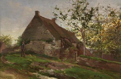Pierre Eugène MONTEZIN (1874-1946)
La ferme
Huile...