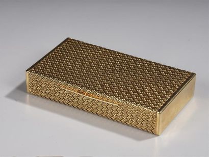 Piaget.
Boite en or jaune 18K (750 millièmes)...