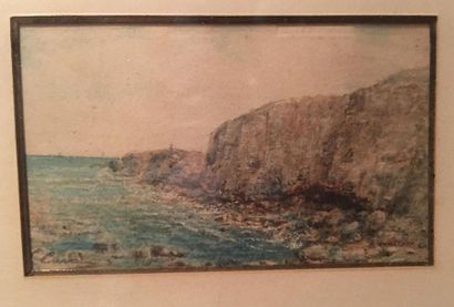 Ecole française du XX è
Falaises et bord...