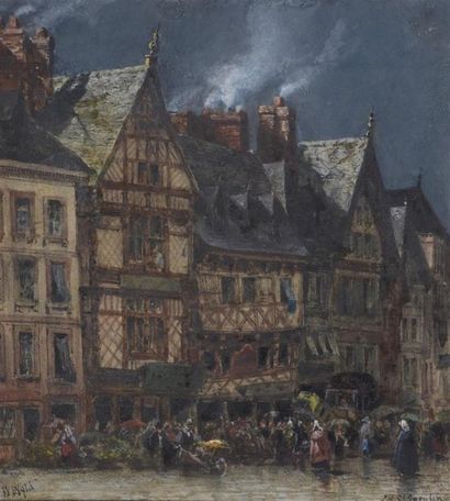 William WILD (XXe siècle)
Marché de Saint...
