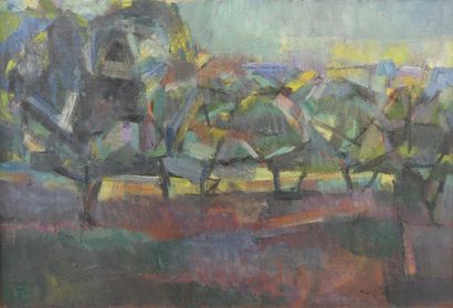 Jean Marzelle (1916-2005)
Paysage aux oliviers
Huile...