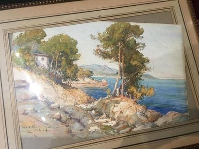 Emile APPAY (1876-1935)
Cap d'Ail, cote d'azue
Aquarelle...