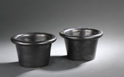 JOUVE Georges (1910-1964)
Paire de vases...