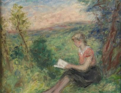 Georges d'ESPAGNAT (1870-1950)
Jeune femme...