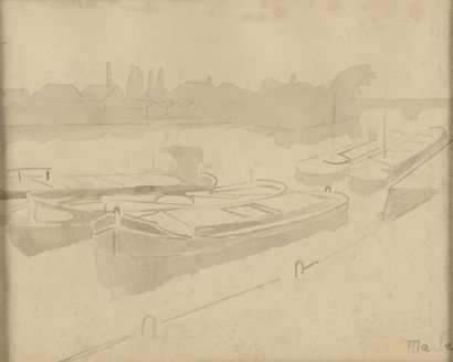 Elisée MACLET (1881-1962)
Barques sur le...