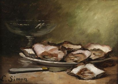SIMON, Lucien (1861-1945)
Nature morte aux...