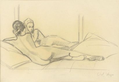 Francesco DEL DRAGO (1920-2011)
Jeune femme...