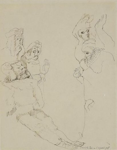 Max JACOB (1876-1944)
L'ermite Job ou L'orgueil...