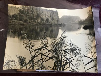 R A CLAUDE de Meaux 
Etude pictorialiste,...
