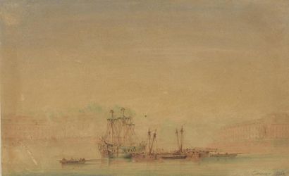 Jean François GARNERAY (1755--1837)
VOILIERS
Aquarelle...