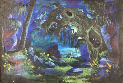 ANONYMOUS
Undergrowth at Night
Oil on canvas
66,5...