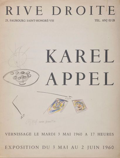 Karel APPEL (1921-2008) 

Composition, circa...