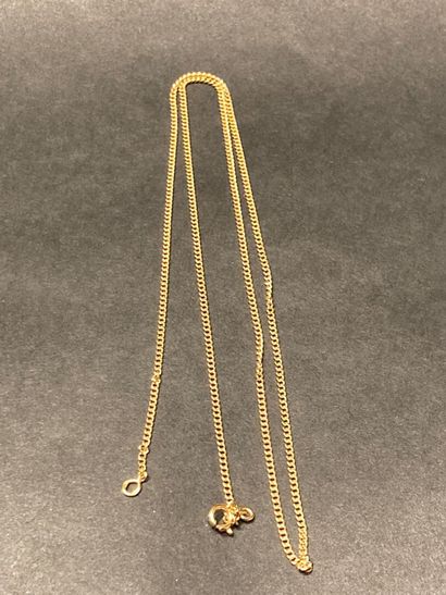 Chaine de cou en or jaune 750‰ . Poids: ...