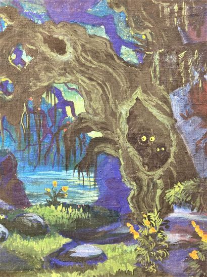 ANONYMOUS
Undergrowth at Night
Oil on canvas
66,5...