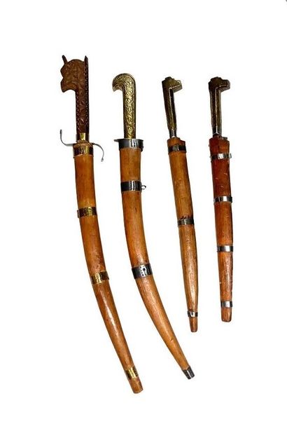 Set of four North African daggers type Flissah....