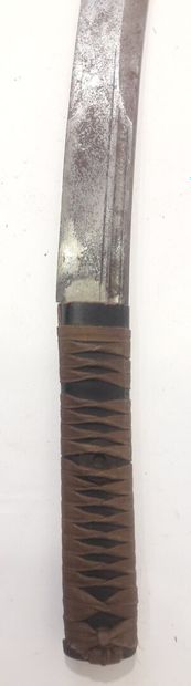 JAPAN Wakisachi with its knife (tsuba missing)...