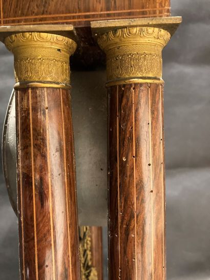 Portico clock in veneer with marquetry decoration
Napoleon...
