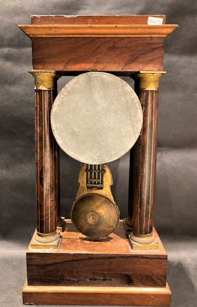 Portico clock in veneer with marquetry decoration
Napoleon...