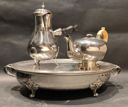 A silver chocolate and tea pot ( 925/°°°°...