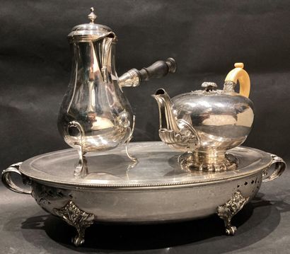 A silver chocolate and tea pot ( 925/°°°°...