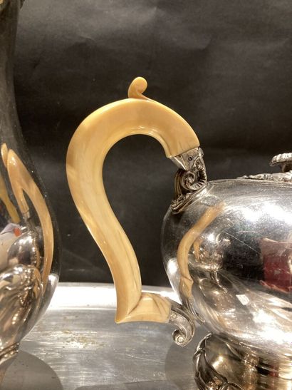 A silver chocolate and tea pot ( 925/°°°°...
