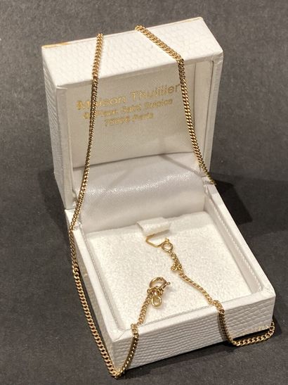 Chaine de cou en or jaune 750‰ . Poids: ...