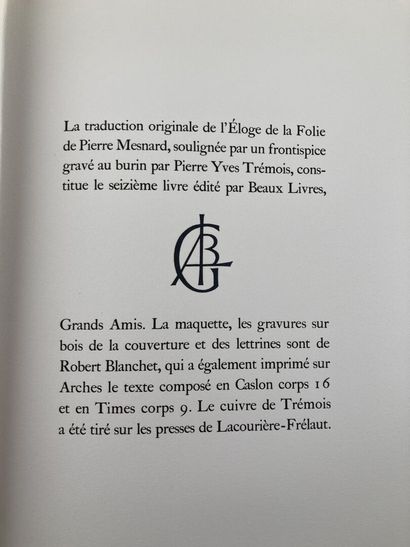 TREMOIS
- CLAUDEL (Paul). L'Annonce faite...