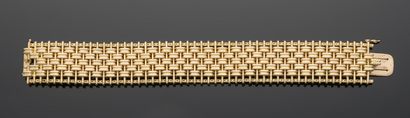 MELLERIO
Bracelet en or jaune 18K 750‰, à...