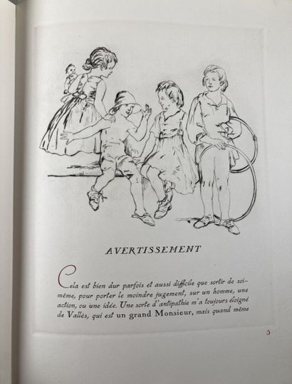 VALLES (Jules). Le bachelier géant. Paris,...