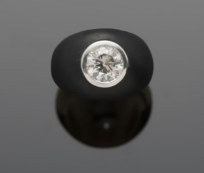 C. ESCHER
Bague jonc en or jaune 18K 750‰...