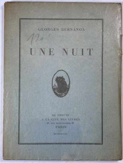 EDITIONS ORIGINALES XXe siècle.- BERNANOS...
