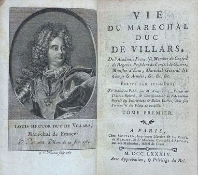 FORBIN. Mémoires. Amsterdam, Girardi, 1730....