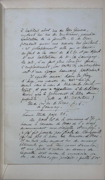NORMANDIE.- De GOURNAY (F.-A.). Etudes sur...