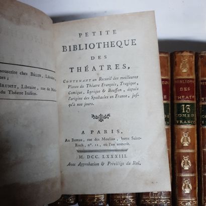 THEATRE.-Petite bibliothèque des théâtres,...
