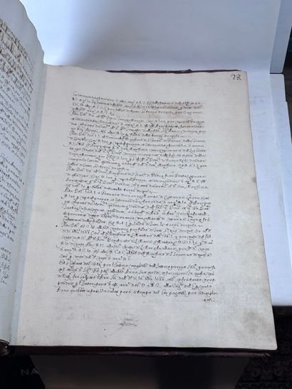 MANUSCRIT ITALIEN de la fin du XVIIe et début...
